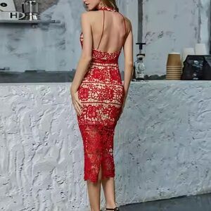 Elegant Lace Bodycon Dress ❣️